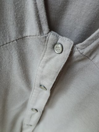 Abito beige in cotone