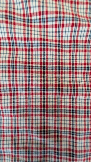 Camisa de cuadros roja talla L