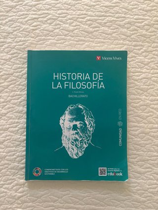 LIBRO HISTORIA DE LA FILOSOFÍA 2 BACHILLERATO