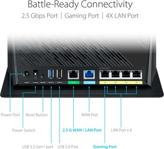 - Asus RT-AX86U Pro router Wi-Fi 6