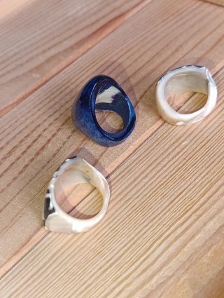 Anillos nácar vintage