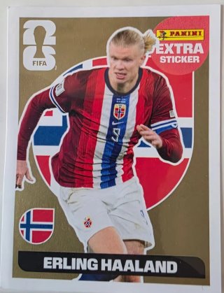 Cromo Erling Haaland Panini oro  Extra Sticker