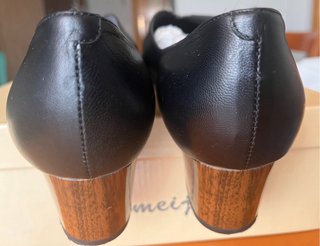 Zapatos Dibia Piel Tacón Madera