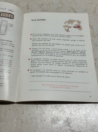 Manual SEAT Consejos Usuarios Años 70 Original