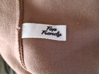 Gabardina Top Trendy Beige