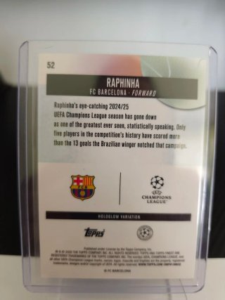 Raphinha FinestBarcelona SSP Hologlow Variation