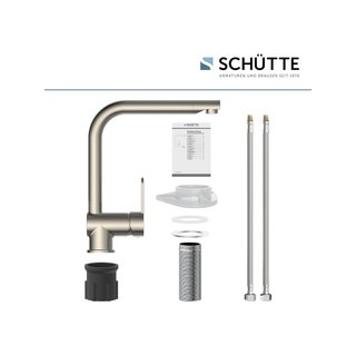 Schütte 79826 RIO rubinetto cucina in acciaio inossidabile