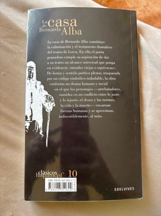Libro La casa de Bernarda Alba