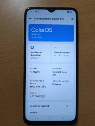 Oppo A57s 128GB Negro/Verde