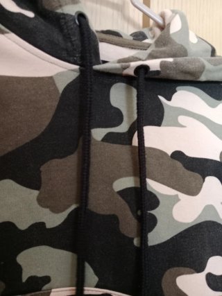 Sudadera Camuflaje Militar Crop Top