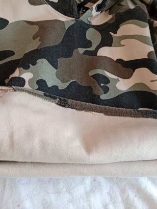 Sudadera Camuflaje Militar Crop Top