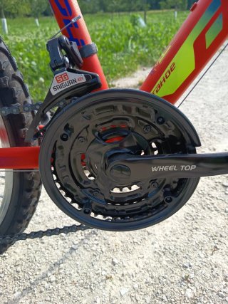 Bicicletta MTB 24 rossa