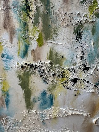 Cuadro abstracto GRANDE moderno salón 100x100cm