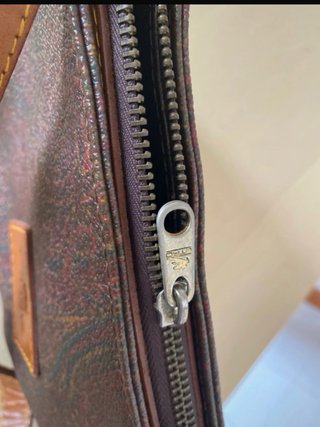 Borsa Etro fantasia paisley marrone