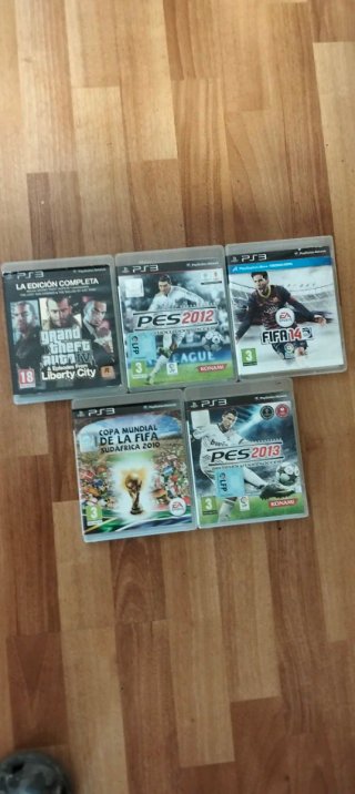 Pack 5 Juegos PS3: GTA IV, PES, FIFA