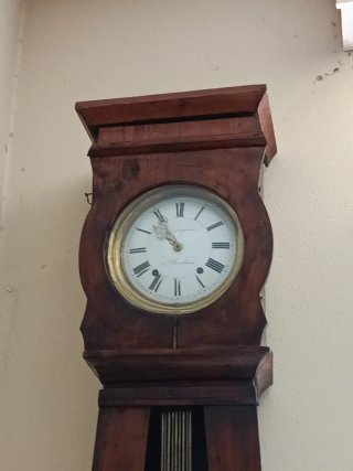 Reloj de pie Dubujadoux a Montlucon tipo moret