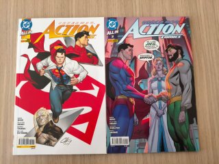 Action Comics 1 y 2. DC Comics. Panini
