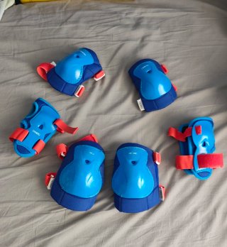 Protecciones Patines Niños Azul