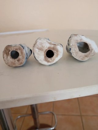 Lote 3 figuras budistas antiguas China