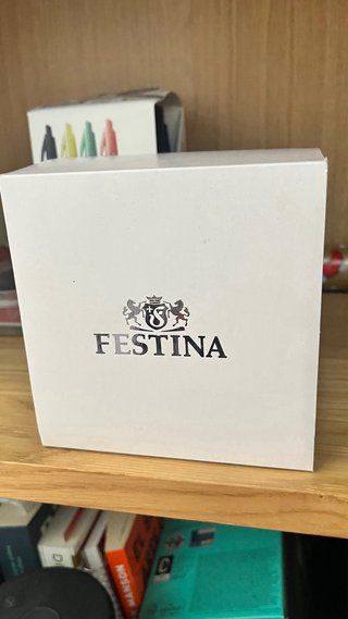 Reloj Festina Cronógrafo Acero Azul Marrón
