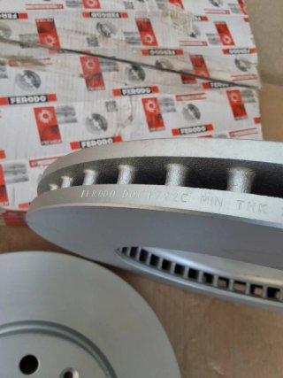 Discos Freno Ferodo DDF1722C1 Opel 321mm