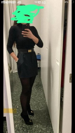 Minigonna Elisabetta Franchi nera