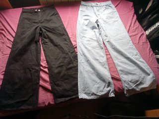 Lote 14 pantalones vaqueros y falda tallas S/M