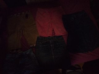 Lote 14 pantalones vaqueros y falda tallas S/M