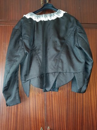 Corpiño negro fallera para una talla 54/56