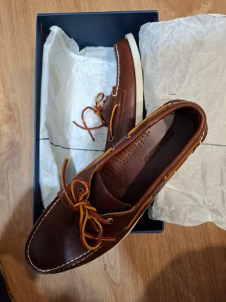 Sebago Docksides náuticos piel marrón T40