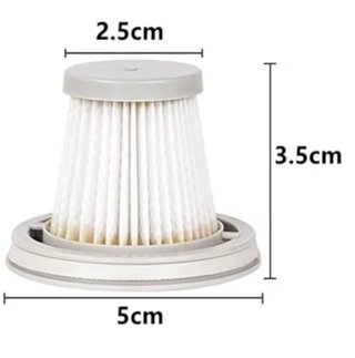 Filtros aspiradora pequeños (pack 4)