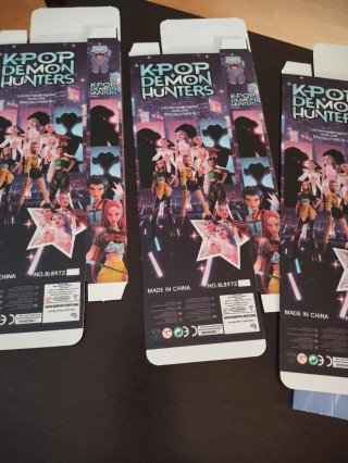 Lote 3 Muñecas Kpop Demon Hunters Nuevas