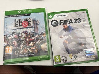 Pack juegos xbox serie x/one: fifa 23+bleeding edg