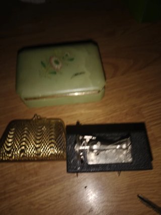 Lote de objetos antiguos decorativos