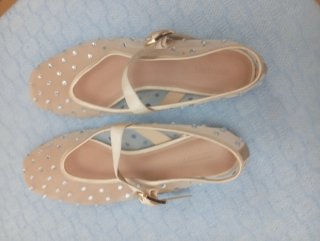 Zapatillas verano mujer talla 10 americana beige