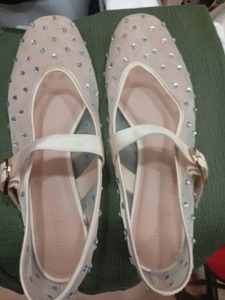 Zapatillas verano mujer talla 10 americana beige