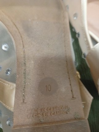 Zapatillas verano mujer talla 10 americana beige