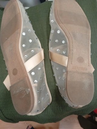 Zapatillas verano mujer talla 10 americana beige