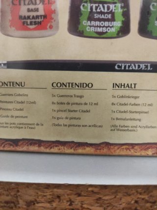 Set de Pintura Citadel The Hobbit