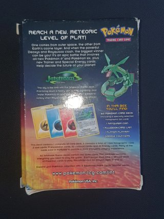 Pokémon TCG Deoxys Box & Rulebook