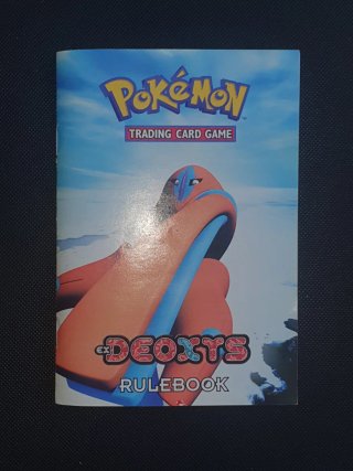 Pokémon TCG Deoxys Box & Rulebook