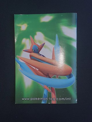 Pokémon TCG Deoxys Box & Rulebook