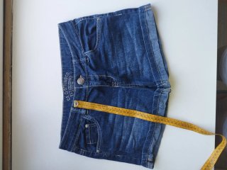Pantalón corto tejano CA Clothing Co. azul
