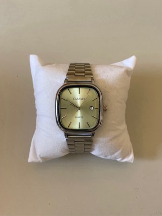 Reloj Casio Vintage Plateado y Verde Menta