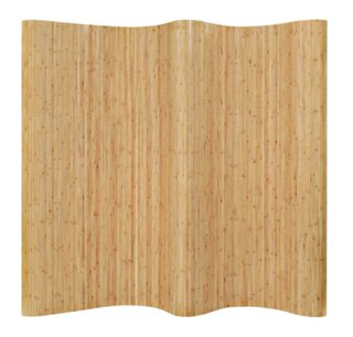 Biombo divisor de bambú natural