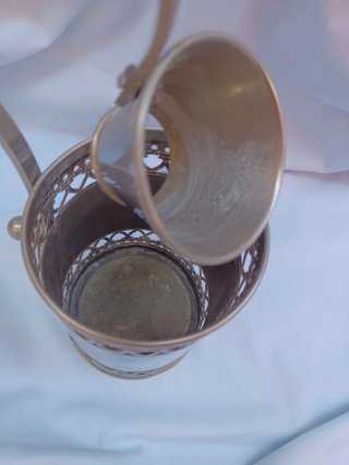 Portasifón antiguo metal 1973