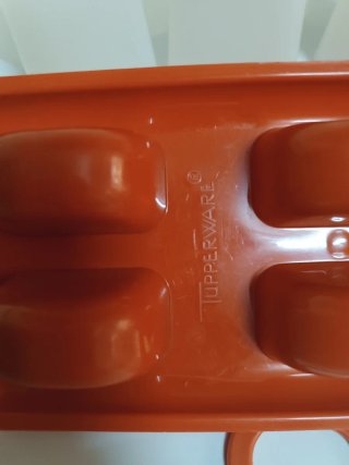 Set 5 Moldes Helado Naranja Plástico