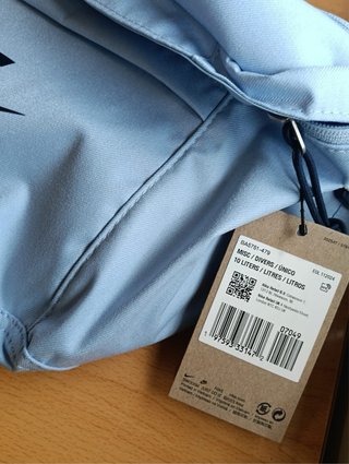 Riñonera Nike Maxi 10L Azul Nueva