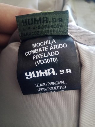 Mochila Altus Camuflaje Beige/Verde Oliva