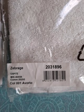 Cavalli Home 2 Teli Bagno + 2 Ospite Zebrage
